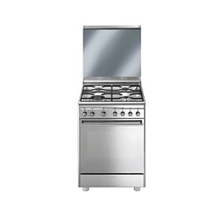 Cuisiniere mixte SMEG CX68M8-1 4 foyers