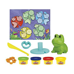 Play-Doh classique La grenouille des couleurs - 4 pots de pâte a modeler, jouets préscolaires