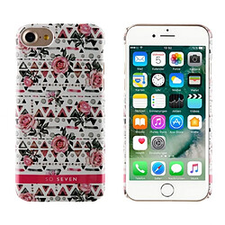 So Seven Powerbank 5000mAh Boho Fleur avec Coque pour Apple iPhone SE / 8 / 7 / 6S / 6 Multicolore