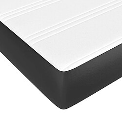 Acheter Maison Chic Matelas de lit à ressorts ensachés, Matelas doux Noir 90x190x20 cm Similicuir -GKD15602