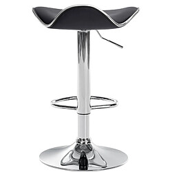 Non Tabouret de bar Shanghai simili cuir C pas cher