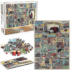 Avis Universal Puzzle décompressé puzzle éducatif puzzle jouets, parcs nationaux logo puzzle 1000 pièces