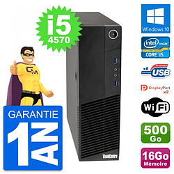 PC Lenovo ThinkCentre M83 SFF Core i5-4570 RAM 16Go Disque 500Go Windows 10 Wifi · Occasion 