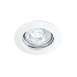 spot encastré - rond - aric fixo - gu10 - blanc - sans lampe - aric 4557