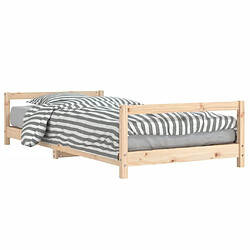 Maison Chic Lit simple Cadre de lit pour enfants,Lit d'Enfant Moderne 90x200 cm bois de pin massif -MN59146