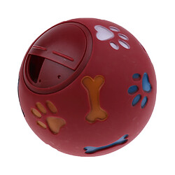 Distributeur de nourriture pour chien Ball Pet Play Traiteur Feeder Puppy Chew Toy Red L pas cher