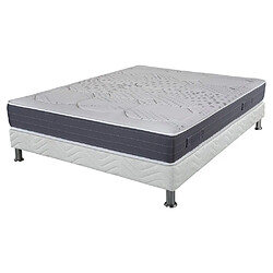 Ebac Matelas et sommier tapissier 160x200 Latex - Louxor - Soutien ferme - Made in France Ensemble latex Louxor 3 - 160x200. ATTENTION : Veuillez vérifier que cette dimension passe dans les escaliers, couloirs et portes. Sommier tapissier : Bois résineux massif - 1er choix - sans n?ud - traverse central de renfort, tissu 100% polyester - Matel