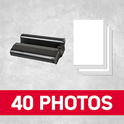 AGFA PHOTO - Cartouche et papiers photos format 10 x 15 cm - AMOC - Compatible AGFA PHOTO Realipix Moments et KODAK PD450, PD460, PD480 et PD450WIFI- RECONDITIONNE - Blanche