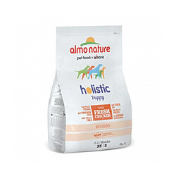 Croquettes Almo Nature Holistic pour chiot petite race Poulet et riz Sac 2 kg (DLUO 3 mois) 