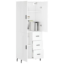 Avis Maison Chic Buffet,Meuble de Rangement,commode pour salon,Cuisine Blanc 69,5x34x180 cm Bois d'ingénierie -MN49121