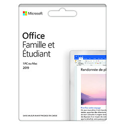 Microsoft Logiciel Famille et Etudiant 2019 - 79G-04941