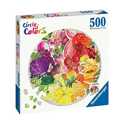 Ravensburger - Puzzle rond 500 pieces - Fruits et legumes Circle of Colors 