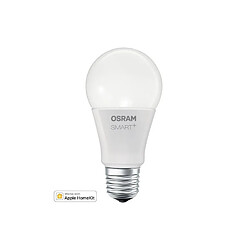 OSRAM Smart+ Ampoule LED Connectée - E27 Standard - Dimmable Blanc Chaud 9W (60W) - Compatible Bluetooth Apple HomeKit