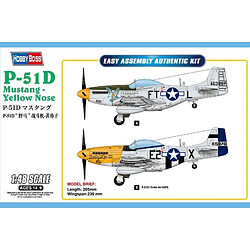 Hobby Boss Maquette Avion P-51d Mustang - Yellow Nose