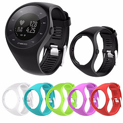 Avis Wewoo Bracelet pour montre connectée Dragonne Sport en silicone POLAR M200 Noir