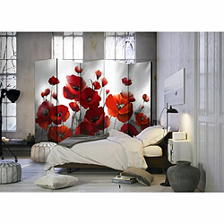 Paris Prix Paravent 5 Volets Poppies in the Moonlight 172x225cm