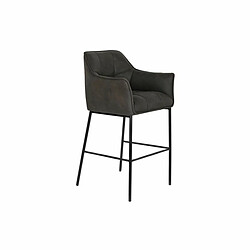 Tabouret DKD Home Decor Brun foncé Métal 59 x 60 x 107 cm 