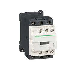 contacteur tesys d - 18a - 3 pôles - 1f+1o - 24v dc - ap - schneider electric lc1d18bd 