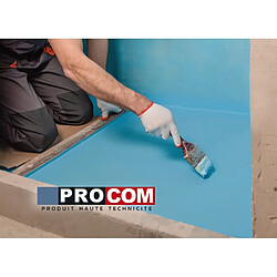 Acheter PRO COM Etancheite sous carrelage, KIT douche, salle de bain, pièce humide - résine d'imperméabilisation, protection à l'eau - PROCOM-2.5 litres-Bleu