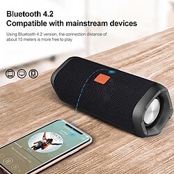 Avis Yonis Enceinte Bluetooth Portable Waterproof Puissante Basses 2000mAh Autonomie 7h