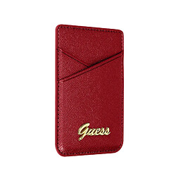 Guess Maroquinerie Porte-carte Magsafe iPhone 12 Fixation Magnétique Guess Saffiano rouge