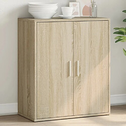 vidaXL Buffet chêne sonoma 60x31x70 cm bois d'ingénierie