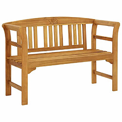 Maison Chic Banc de jardin | Banquette de jardin | Chaise Relax 114 cm Bois d'acacia solide -MN42556