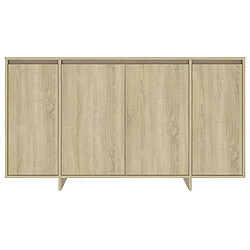 Maison Chic Buffet,Meuble de Rangement,commode pour salon,Cuisine chêne sonoma 135x41x75 cm bois d'ingénierie -MN93054 pas cher