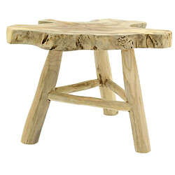 Aubry Gaspard Table basse en teck recyclé Arthur.