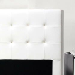 Meubler Design Tête De Lit Capitonnée Capitole - Blanc - 160 Cm