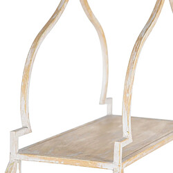 BigBuy Home Étagère 49 x 13,5 x 64 cm Naturel Métal Blanc