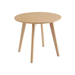 Avis Vente-Unique Ensemble table enfant LOULOUNE + 2 chaises LILINOU - Naturel et blanc