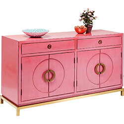 Acheter Karedesign Buffet Disk rose 4 portes Kare Design