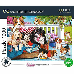 Trefl Prime - Puzzles UFT Cuteness Overload: Doggy Friendship - 1000 Pièces, Carton Le Plus Épais, Bio, Chiens, Chiots, Animaux, Image Douce, Divertissement pour Adultes et Enfants à partir de 12 Ans pas cher