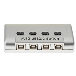 Sélecteur De Concentrateur De Commutateur De Partage Automatique USB 2.0 4 Ports Pour Scanner D'imprimante