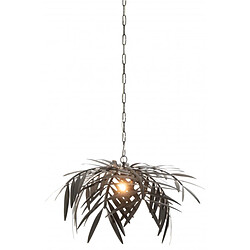 Dansmamaison Chandelier Feuille Metal Noir