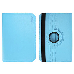 Etui en PU rotation à 360 degrés bleu clair pour votre Tablet 8 inch 