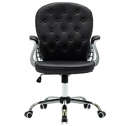 Avis Maison Chic Chaise Gaming | Chaise de bureau Ergonomique Fauteuil pivotante Noir Similicuir -GKD97509