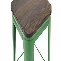 Acheter ICONIK INTERIOR Tabouret de bar - Design industriel - Bois et acier - 76 cm - New Edition- Stylix Industriel