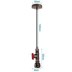 Stoex Lampe À Suspension D'Intérieur Rétro Suspension Luminaire Vintage Créative Suspension en Métal Pour Loft Bar Café pas cher