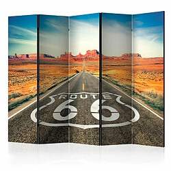 Paris Prix Paravent 5 Volets Route 66 172x225cm 