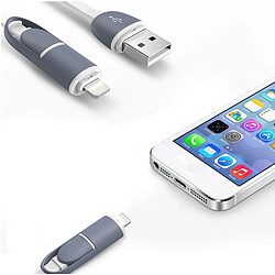 Karylax Câble de Charge Lightning vers USB couleur Blanc pour Apple iPhone 7, iPhone 7 Plus, iPhone 8, iPhone X pas cher