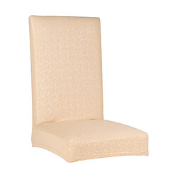 1 Pc Élastique Solide PU Housse De Chaise En Cuir De Mariage Restaurant Chaise Housse De Champagne