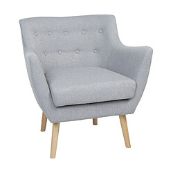 Beliani Fauteuil Gris clair DRAMMEN