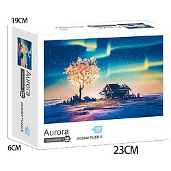 Acheter Universal 1000 pièces Puzzle Puzzle Jeu Aurora Paysages Enfants Adultes Famille Jouets Cadeaux Décoration