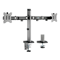 Support articulé pour double écran Deluxe Ergo Office, 17"-32", max. 9kg, ER-449 