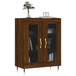 Avis Maison Chic Buffet,Meuble de Rangement,commode pour salon,Cuisine chêne marron 69,5x34x90 cm bois d'ingénierie -MN22343