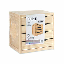 Kipit Caisson à Tiroirs 37 x 30 x 39 cm Bois de pin