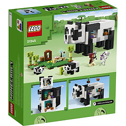 LEGO Minecraft Le refuge panda pas cher