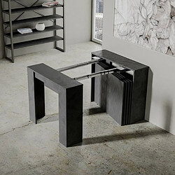 Acheter Itamoby Table console extensible salle à manger 90x48-296cm anthracite Venus Report